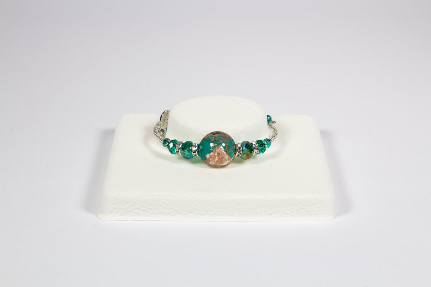 Murano Glass Bracelet – Handmade Venetian Jewelry with Gold Leaf and a Variety of Colors